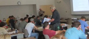 On Sept. 24, 2014, the Co-ops 101 program was presented to students at the NE College of Technical Agriculture-Curtis.